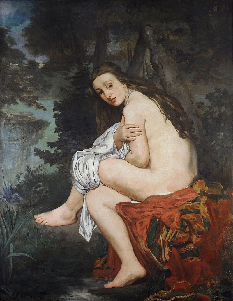  185-Édouard Manet, La ninfa sorpresa, 1861-Museo nazionale delle belle arti (Buenos Aires) 